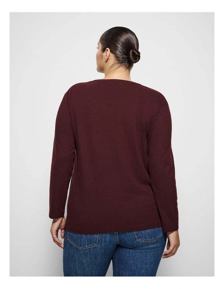 Bianca Top in Mulberry image 3