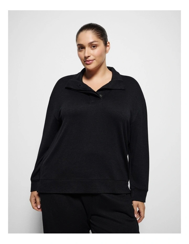 Helen Lounge Top in Black image 1