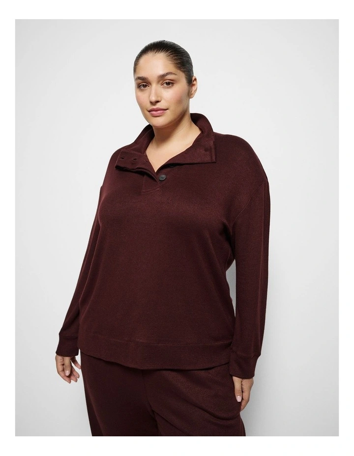 Helen Lounge Top in Mulberry image 1