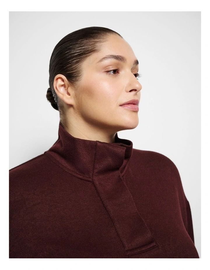 Helen Lounge Top in Mulberry image 2