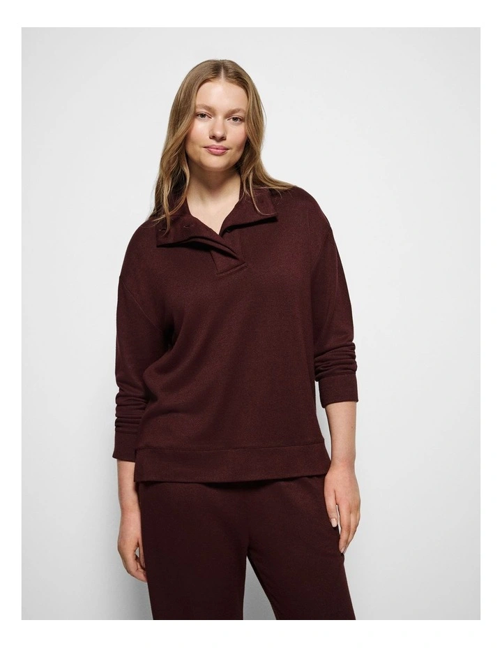 Helen Lounge Top in Mulberry image 5
