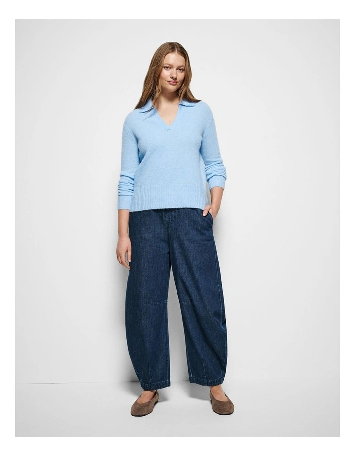 Tracey Polo Top in Cloud Blue image 7