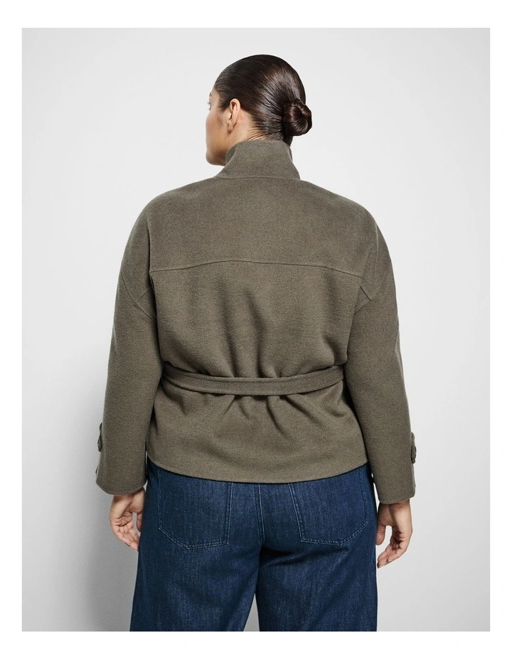 Kamilla Jacket in Moss image 3