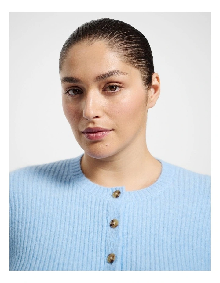 Evie Cardigan in Cloud Blue image 2