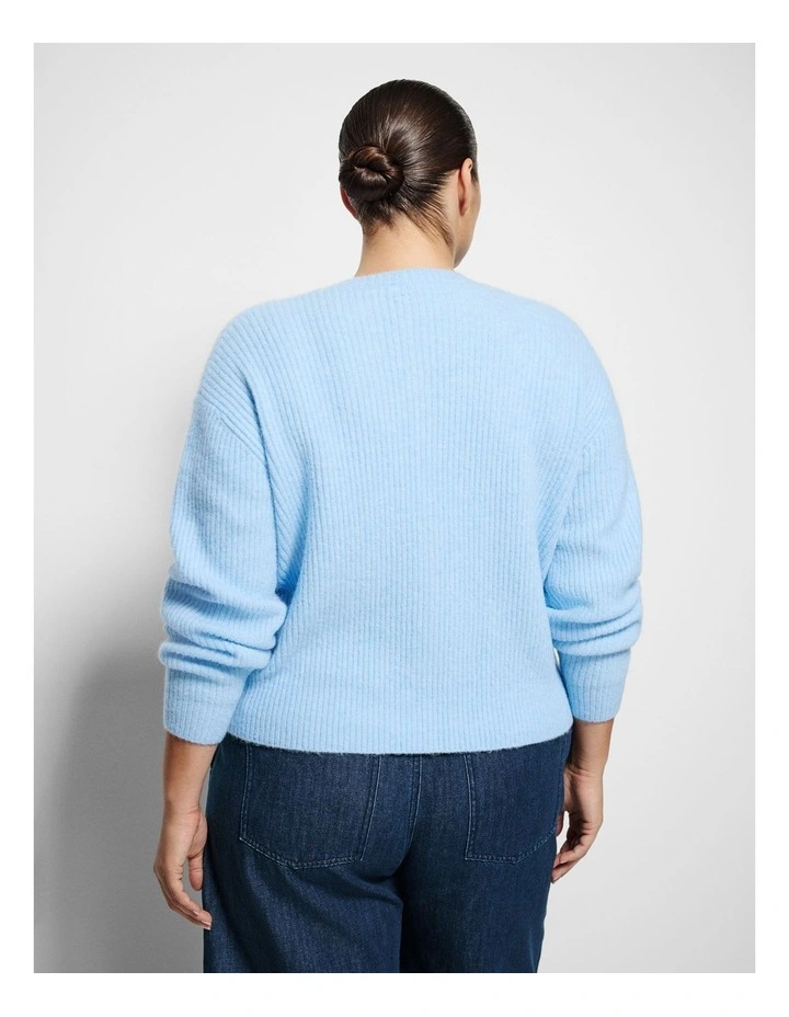 Evie Cardigan in Cloud Blue image 3