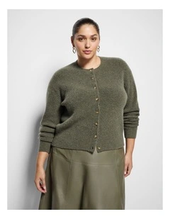 Evie Cardigan in Moss