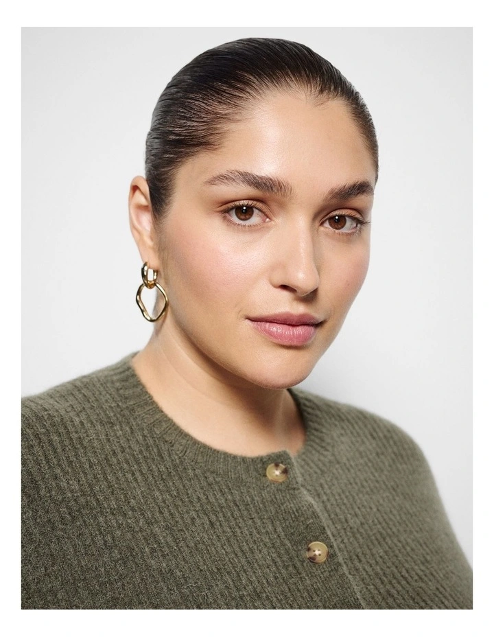 Evie Cardigan in Moss image 2