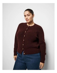 Evie Cardigan in Mulberry