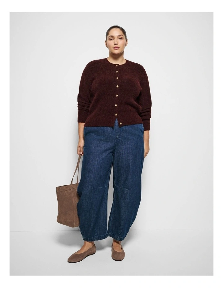 Evie Cardigan in Mulberry image 4