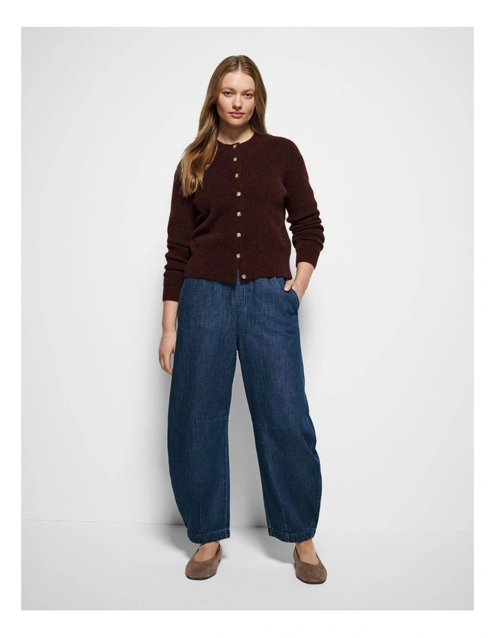 Evie Cardigan in Mulberry image 7