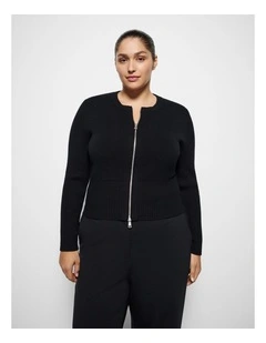 Renee Knit Cardigan in Black