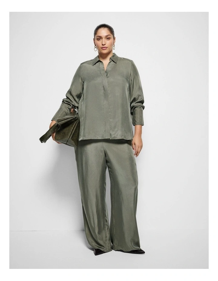 Keyla Shirt in Moss image 4