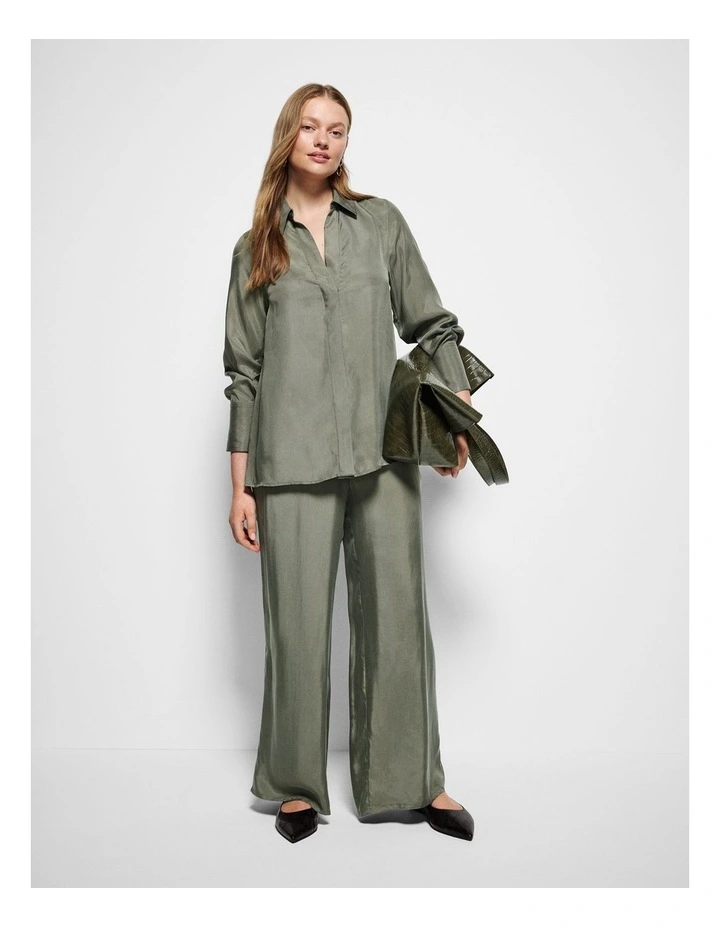 Keyla Shirt in Moss image 5