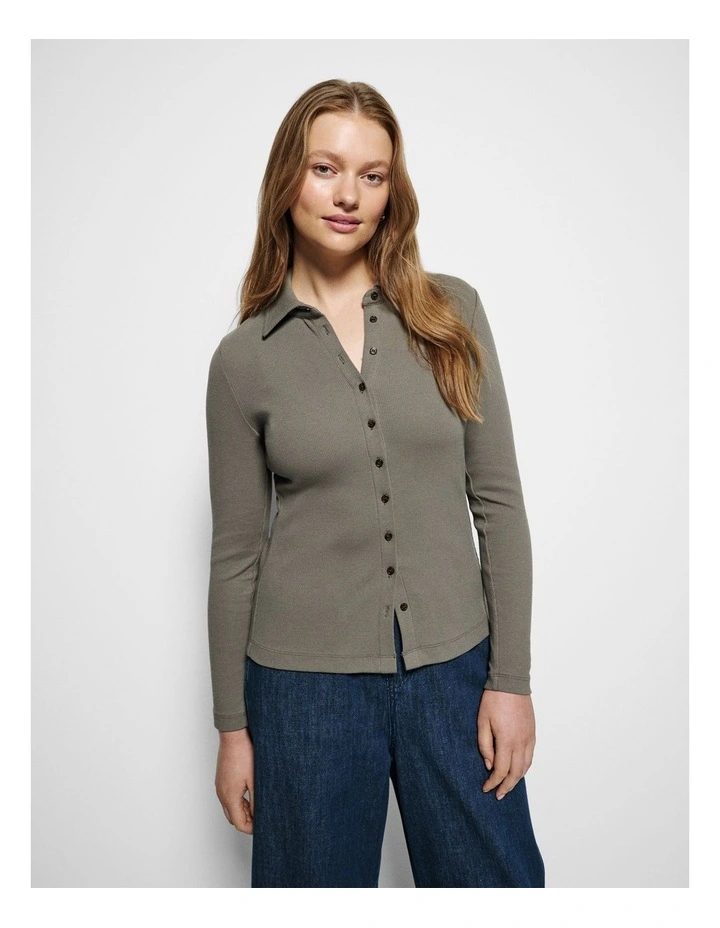 Maxine Cardigan in Moss image 5