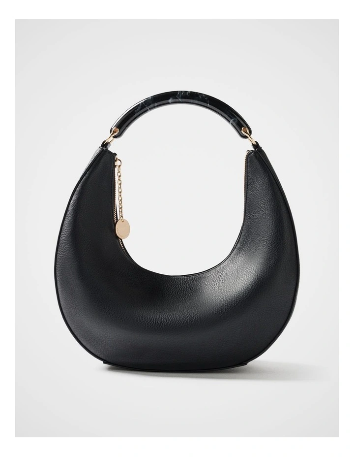 Blake Resin Handle Bag in Black image 1