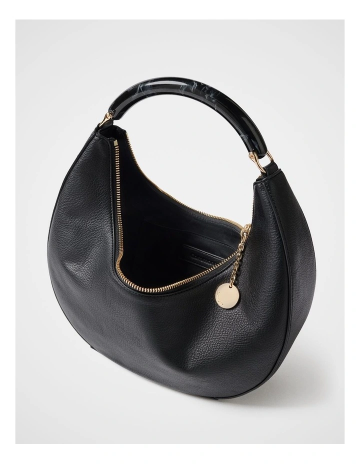 Blake Resin Handle Bag in Black image 3