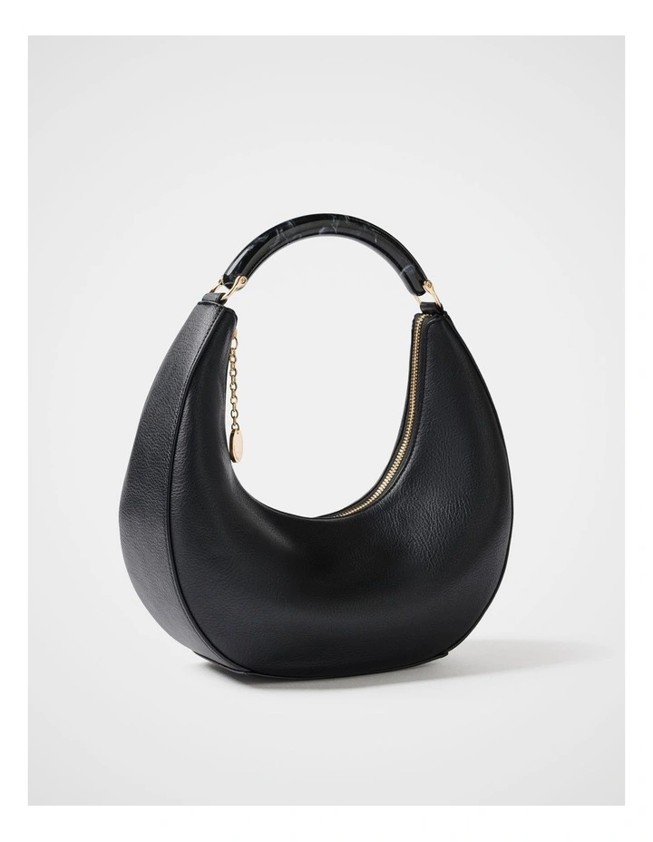 Blake Resin Handle Bag in Black image 4