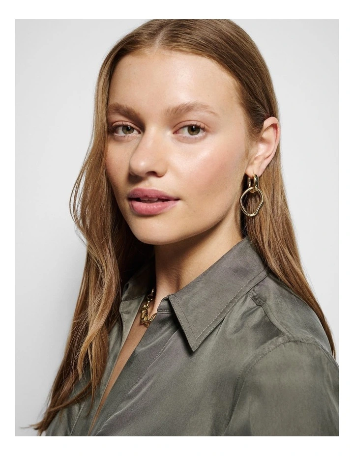 Willow Organic Necklace in Gold image 2