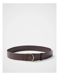 Bailey Leather Waist Belt in Espresso