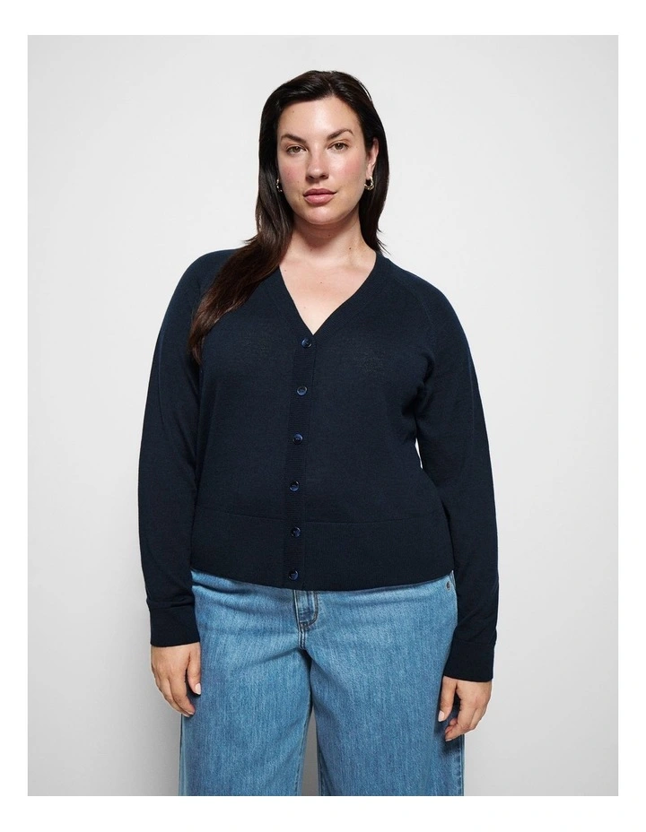 Amanda Cardigan in True Navy image 1
