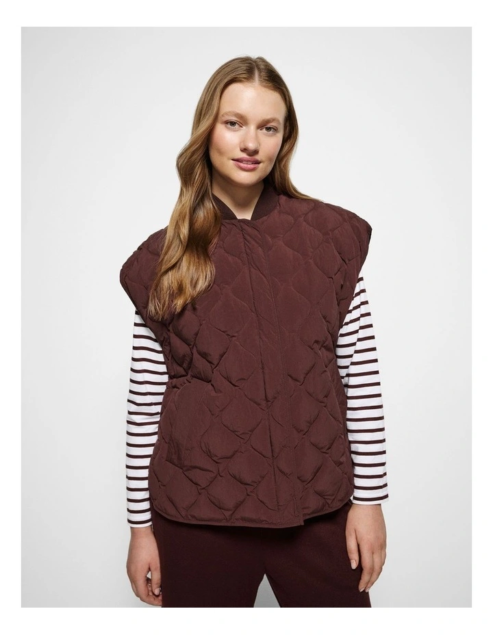 Bridget Gilet in Mulberry image 5