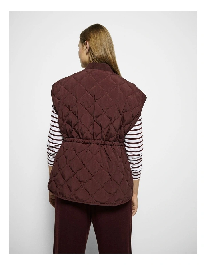 Bridget Gilet in Mulberry image 6