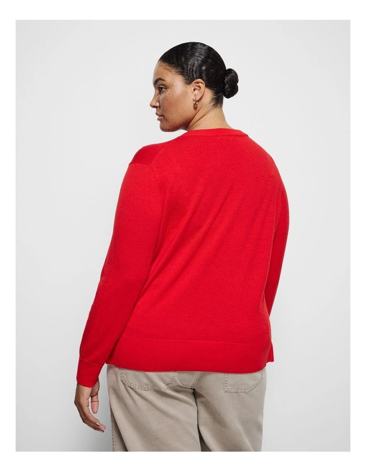 Rylee Knit in Poppy image 2