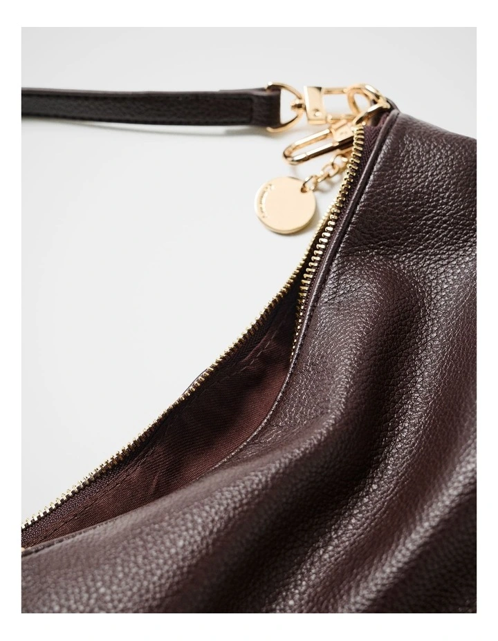 Ari Slouchy Tote Bag in Espresso image 3