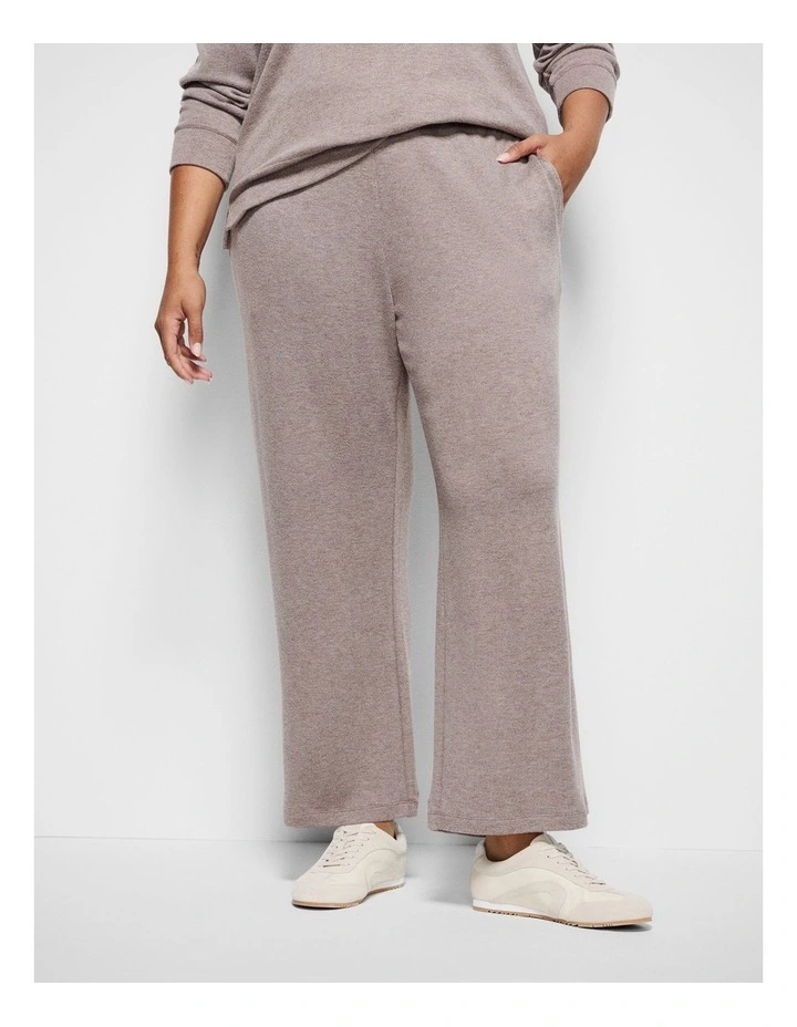 Helen Lounge Pant in Mocha Marle image 1