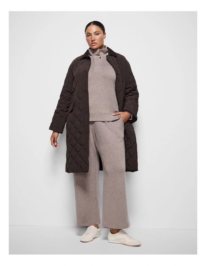 Helen Lounge Pant in Mocha Marle image 4