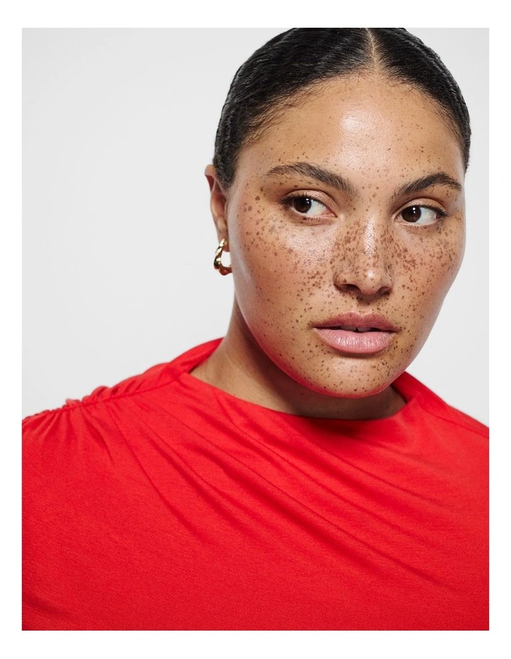 Natasha Top in Poppy image 2