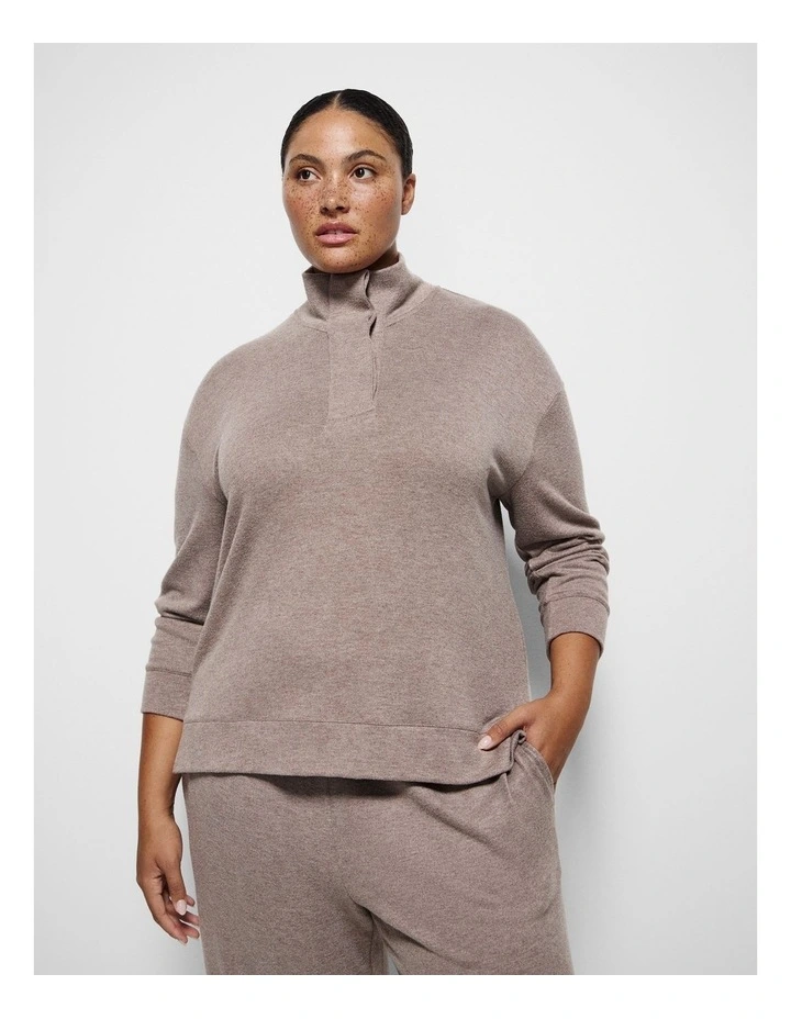 Helen Lounge Top in Mocha Marle image 1