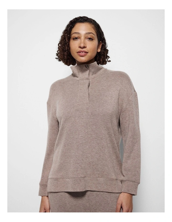 Helen Lounge Top in Mocha Marle image 5