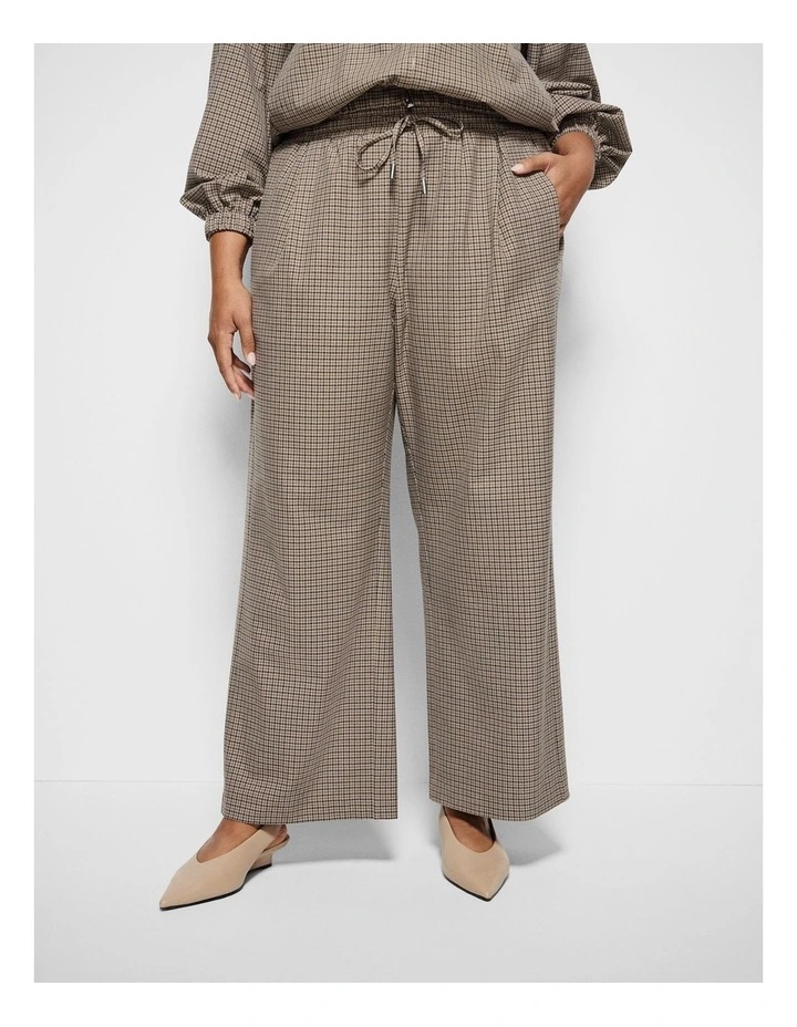 Eliza Check Pant in Multi image 2