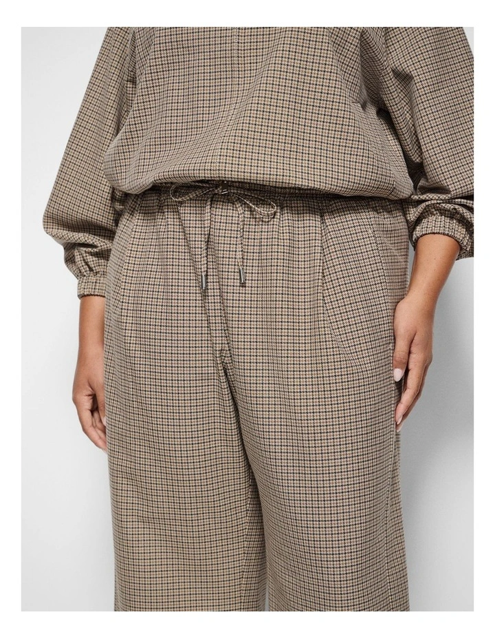 Eliza Check Pant in Multi image 3