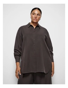 Megan Shirt in Bitter Chocolate