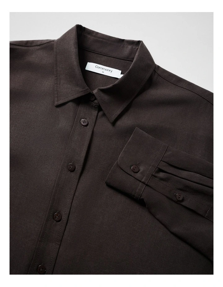 Megan Shirt in Bitter Chocolate image 5