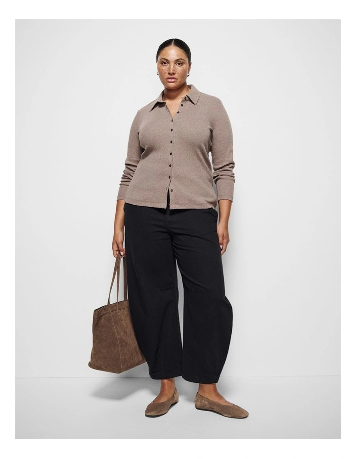 Maxine Cardigan in Mocha Marle image 4