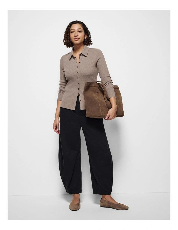 Maxine Cardigan in Mocha Marle image 5