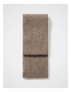 Evie Scarf in Mocha Marle
