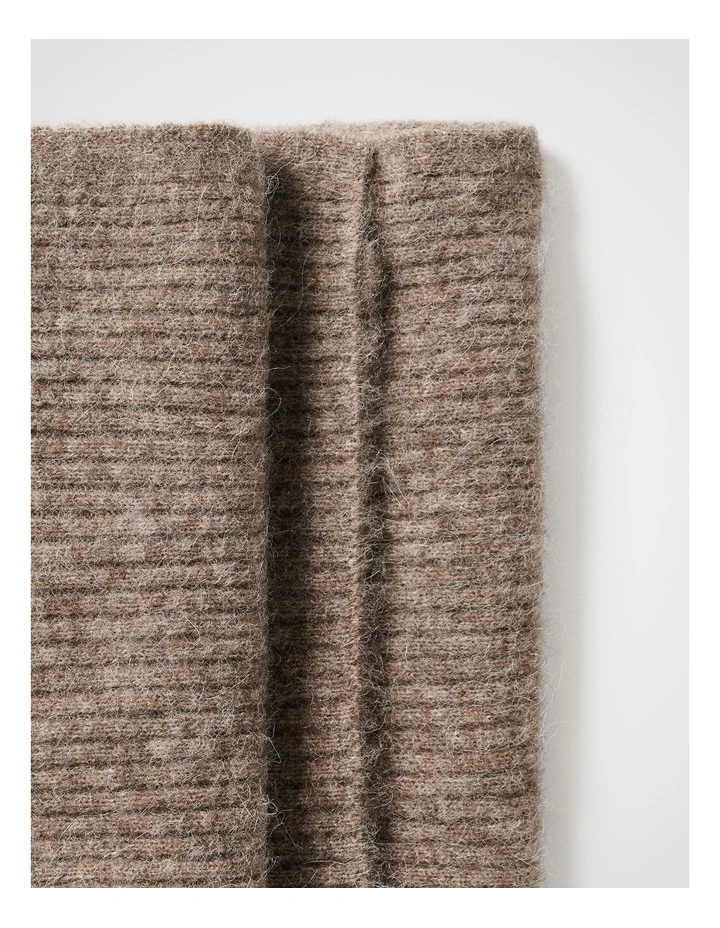 Evie Scarf in Mocha Marle image 3