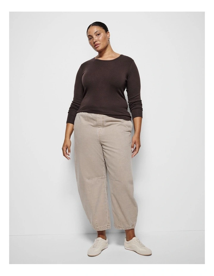 Zoey Top in Bitter Chocolate image 4