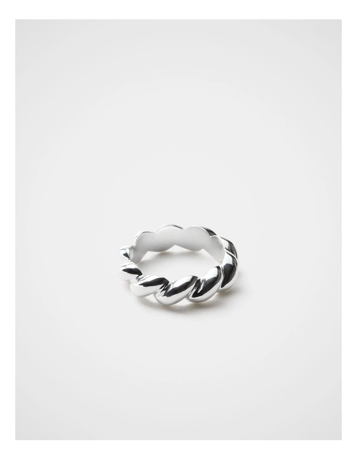 Audrey Twist Ring in Silver image 1