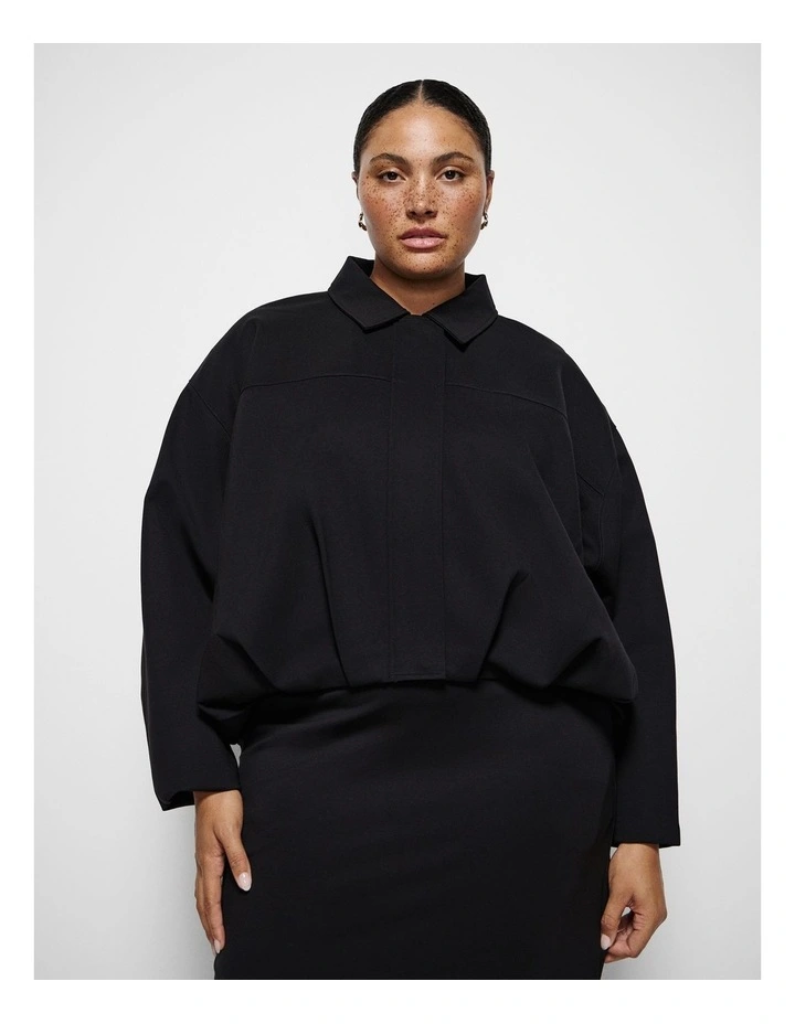 Ella Bomber in Black image 1