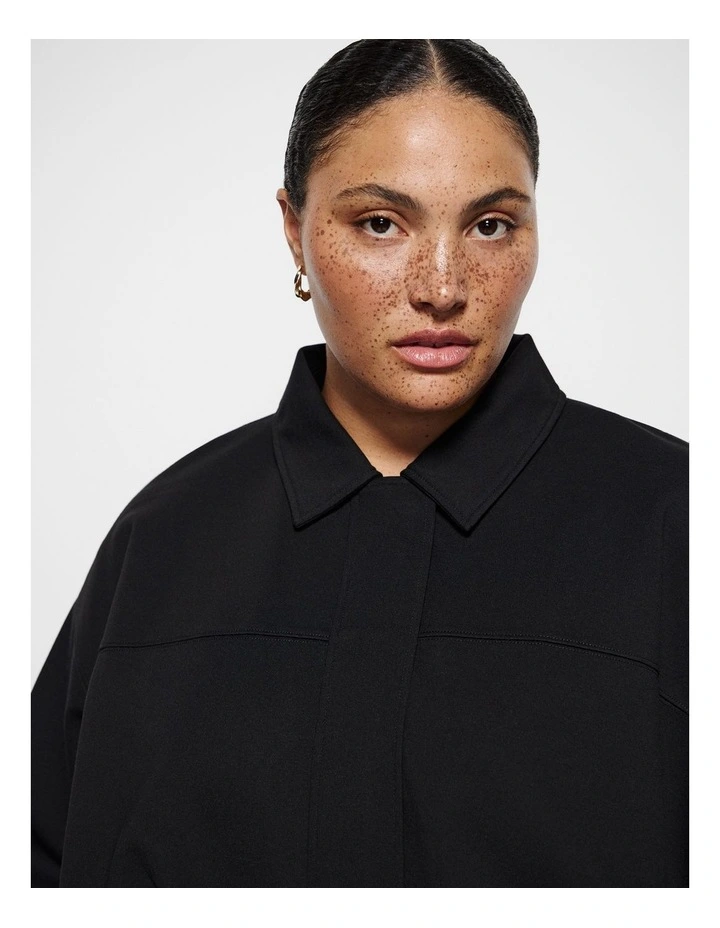 Ella Bomber in Black image 2