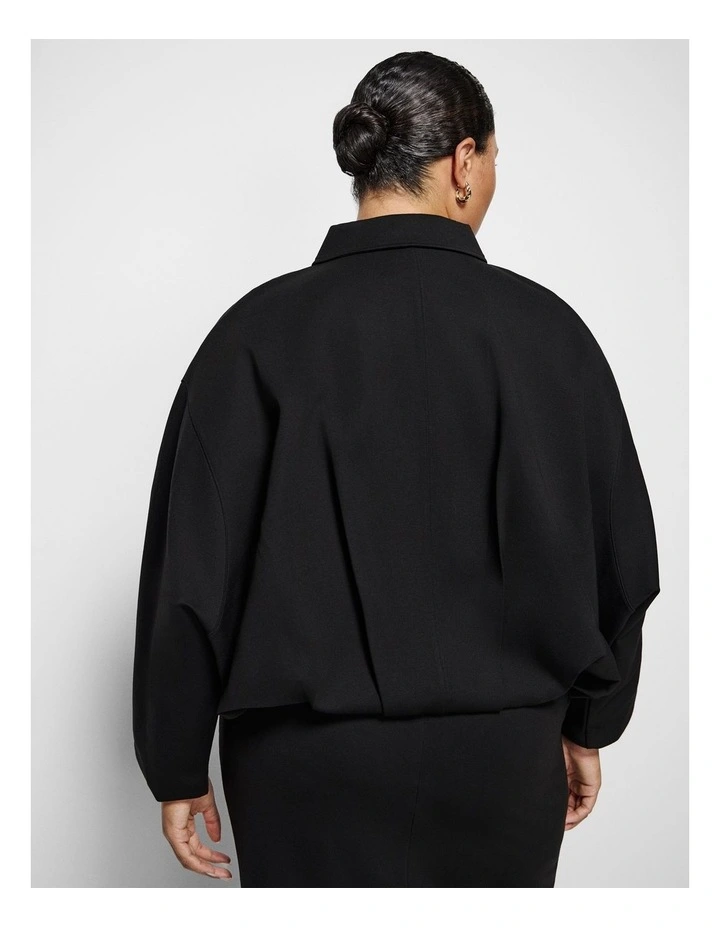 Ella Bomber in Black image 3