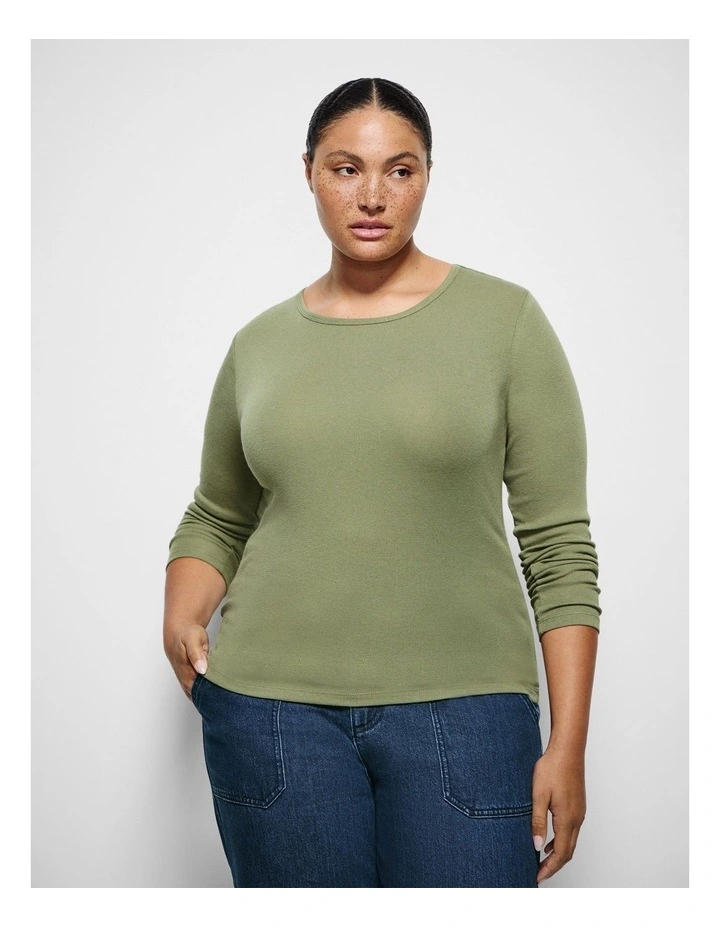 Zoey Top in Sage image 1