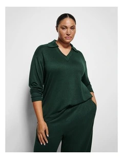 Jasmine Top in Forest Green