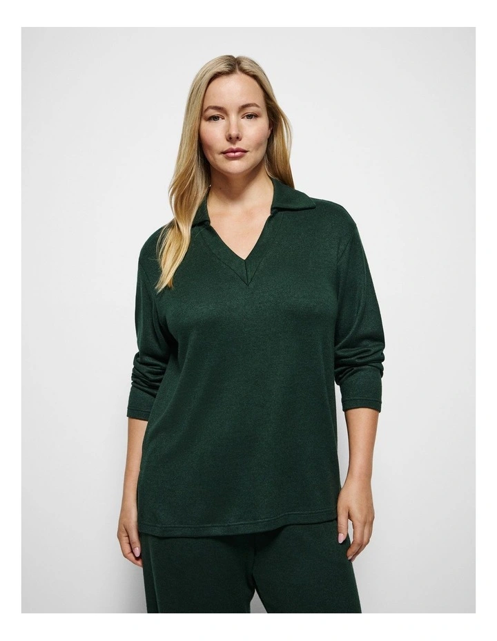 Jasmine Top in Forest Green image 5