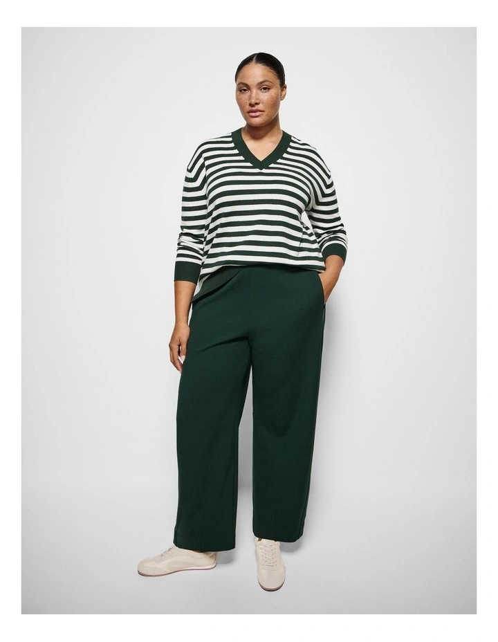 Abbie Knit Jumper in Forest Green image 4